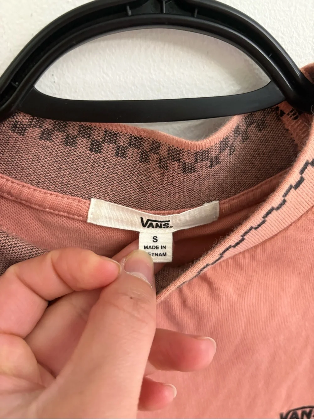 Vans Rust peach Tee Dress with Teal Trim size small - Picture 5 of 7